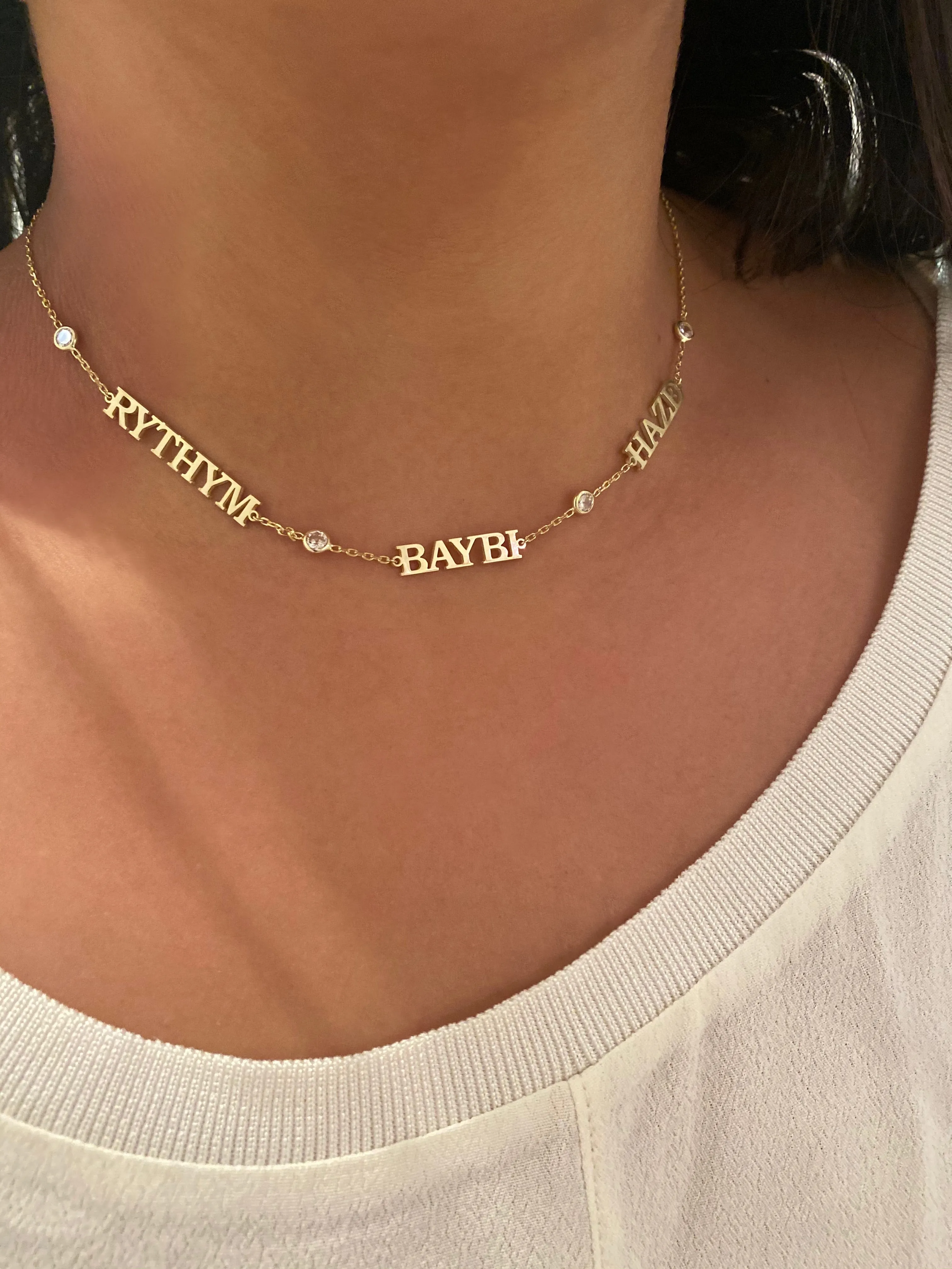 Sasha Capital Mommy Necklace