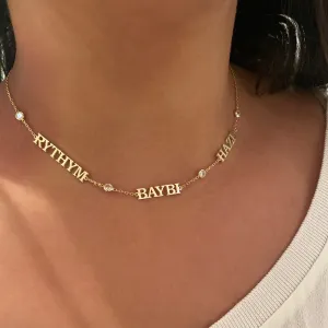 Sasha Capital Mommy Necklace