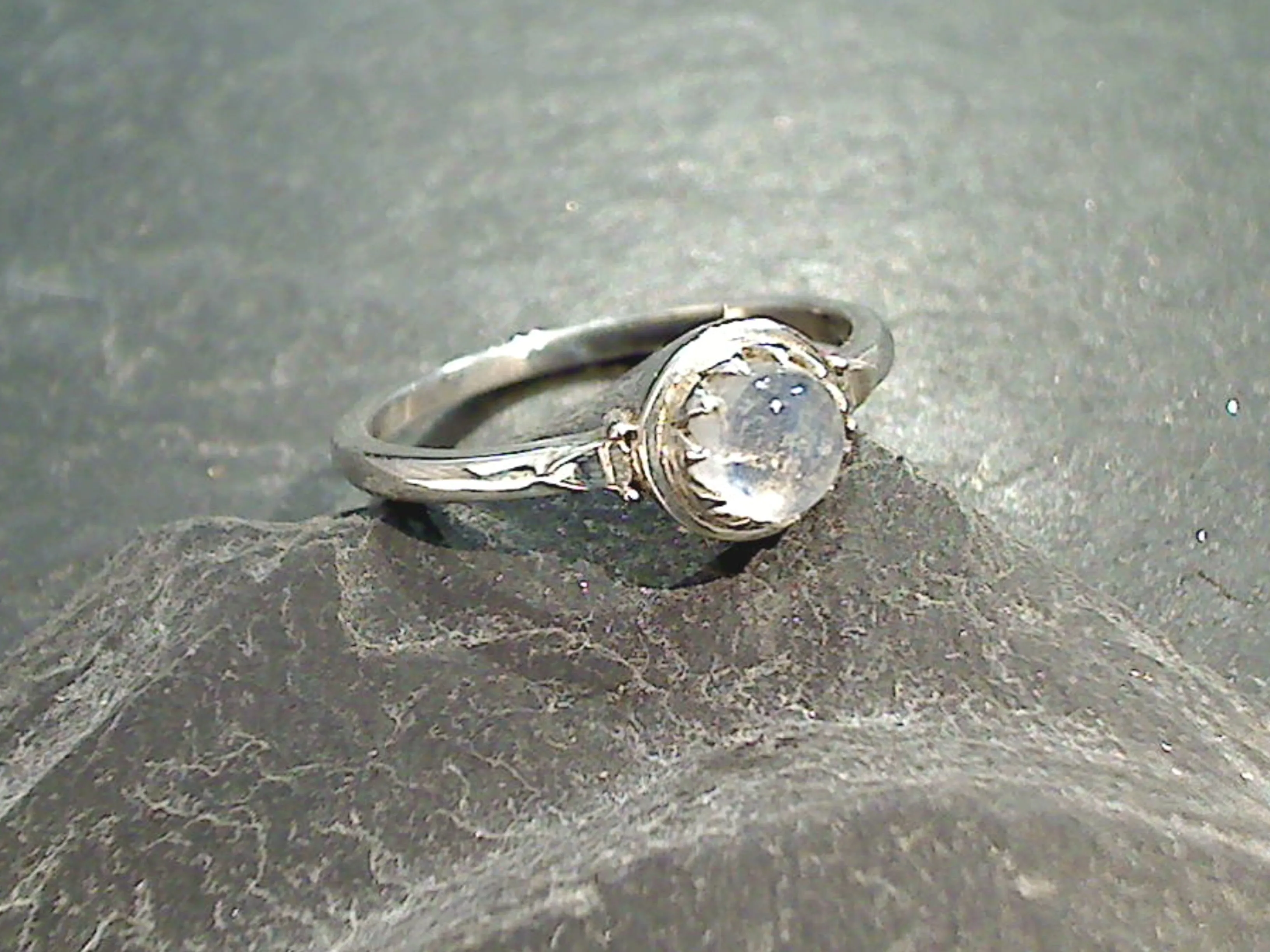 Size 10.25 Moonstone, Sterling Silver Ring