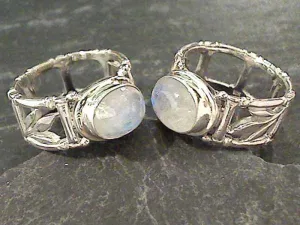 Size 6.25 Moonstone, Sterling Silver Ring