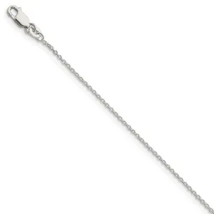 Sterling Silver 1.25mm Cable Chain - Bracelet or Anklet Lengths