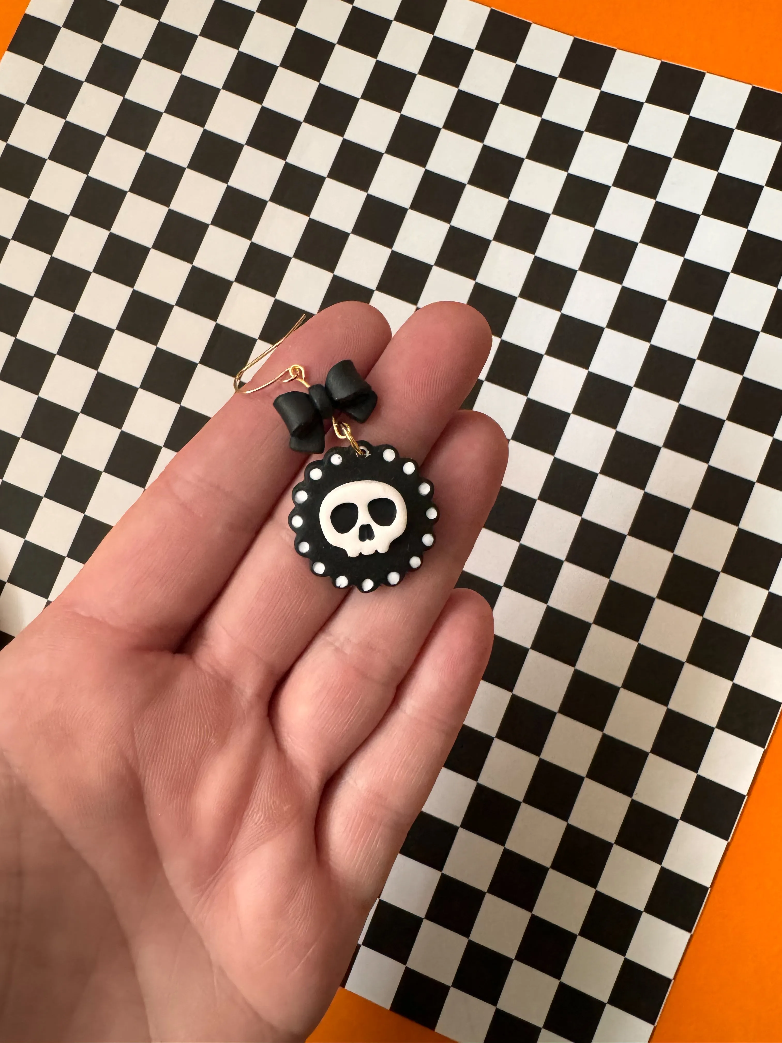 Sweet Skulls | Clay Earrings