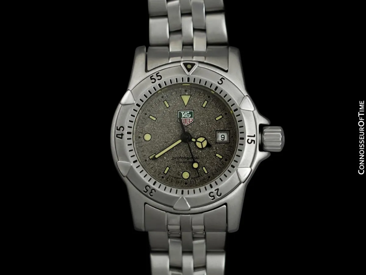 TAG Heuer Professional 1500 Ladies Divers Granite Dial Watch - Stainless Steel - WD1411-P0