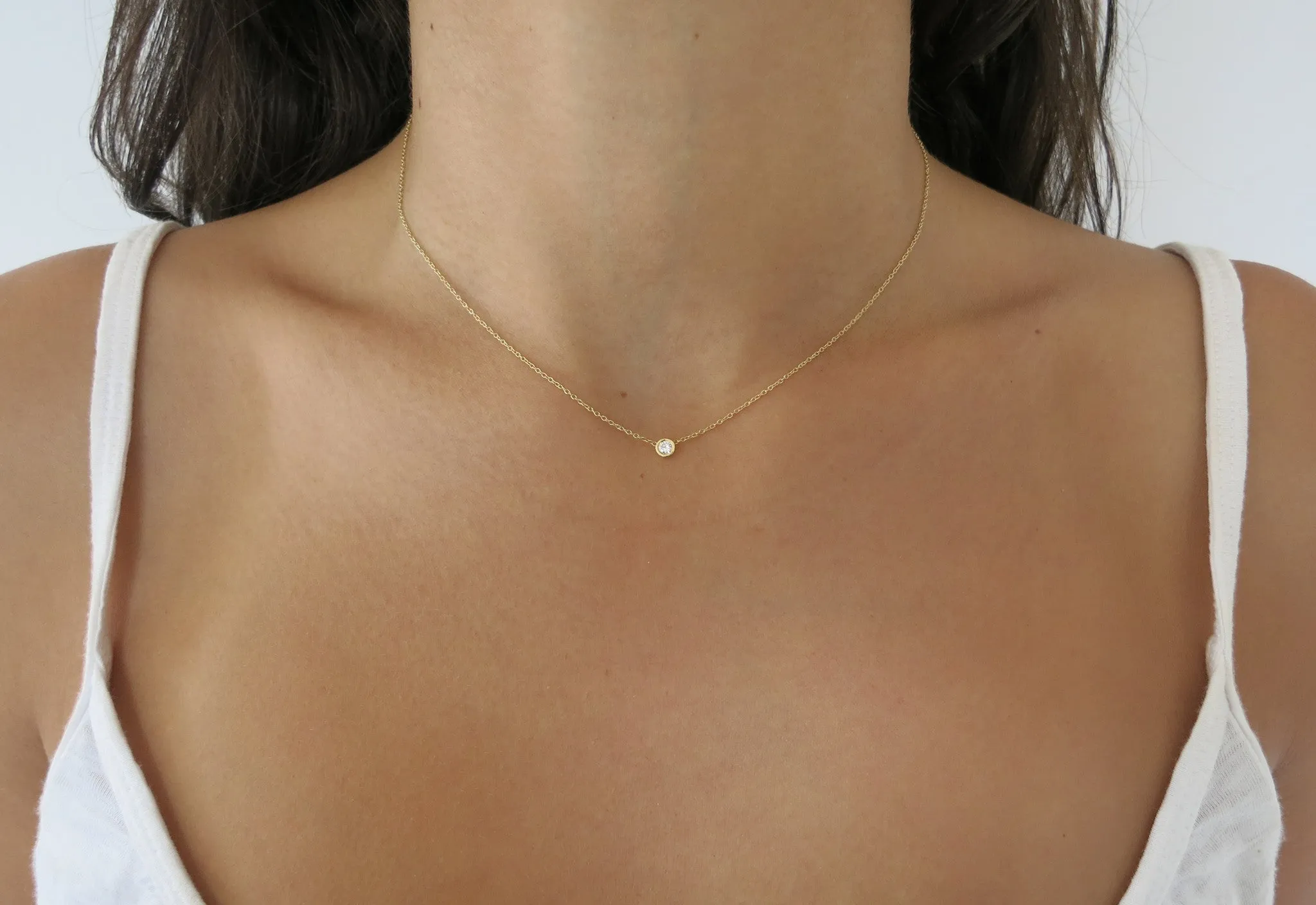 White Diamond Necklace