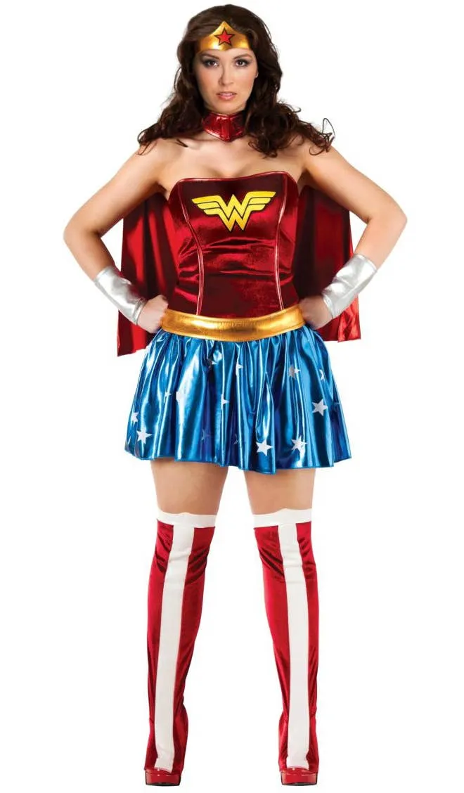 Wonder Woman Plus Size Womens Superhero Costume